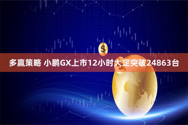 多赢策略 小鹏GX上市12小时大定突破24863台